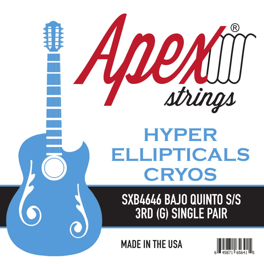 Bajo Quinto Strings - Mexican Strings - Apex ® Strings