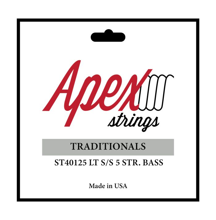 ST40125 APEX® "TRADITIONALS" LIGHT 5 STRING STAINLESS BASS SET